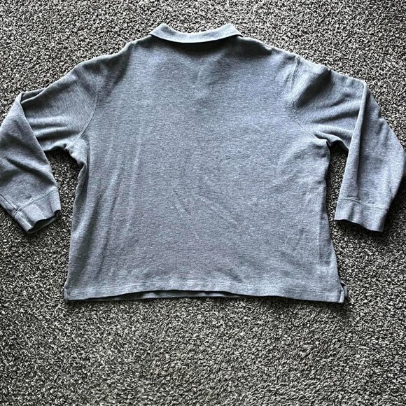 Polo Ralph Lauren Jacket Mens XL Gray Classic Preppy 100% Cotton Pullover - Picture 4 of 7